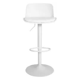 CLP 2er Set Barhocker Almada Kunstleder Bezug I Höhenverstellbarer Barstuhl Mit Fußstütze I Mit Gepolsterte Sitzfläche Und 360 Drehfunktion