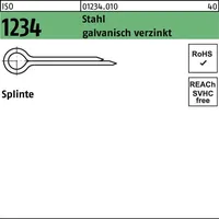 Industrial Quality Supplies ISO 1234 Splinte Stahl 1,6 x