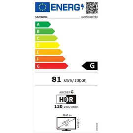 Samsung GU55CU8079 55" Crystal UHD 4K CU8079