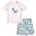 Rash-Guard-Set Dino Creme 110/116