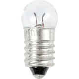 TRU Components TC-11937144 Kugellampe 2W 6V E10 Klar