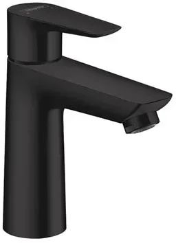 talis e single lever basin mixer 110 without waste matt black