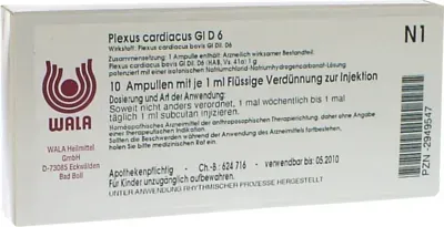 Plexus Cardiacus GL D 6 Ampullen 10X1 ml