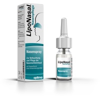 LipoNasal Nasenpflege, Nasenspray zur Befeuchtung und Pflege der Nasenschleimhaut, mit Dexpanthenol, ohne Konservierungsmittel, 10 ml