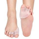 Hallux Valgus Zehenspreizer Silikon, Gel Zehen Separatoren Kissenkorrektor Zehenschutz Separatoren 2 Paare Hammer Zehen Schutz hilft zum Ballenzehen Schmerzlinderung