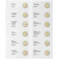 Lindner Vordruckblatt für 2 Euro-Gedenkmünzen: MU2E22 Neu