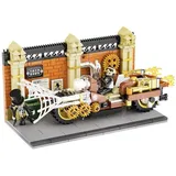 lumibricks Steampunk-Motorradverfolgung Konstruktionsspielzeug