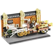 lumibricks Steampunk-Motorradverfolgung Konstruktionsspielzeug