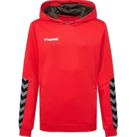 Hummel Authentic Hoodie Kinder - rot/schwarz-164