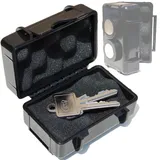 GRIP&BENDER Unzerstörbare Magnetische Aufbewahrungs-Box, Wasserdichter Outdoor Schlüssel-Behälter zur Aufbewahrung von GPS-Tracker mit Magnet-Halterung
