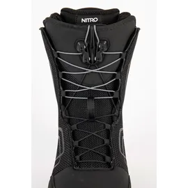 Nitro Herren Snowboards Sentinel TLS '23 All Mountain Freestyle Schnellschnürsystem Günstig Boot Snowboardboot, True Black, MP 26.5 // EU 40 2/3 // US 8,5
