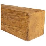 PROVISTON PU-Balken Polyurethan 120 x 120 x 3000 mm Eiche Hell Deckenbalken Dekobalken - Proviston