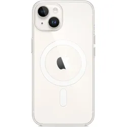 Silikon Case mit MagSafe Cover für Apple iPhone 14  (Transparent) (Versandkostenfrei)