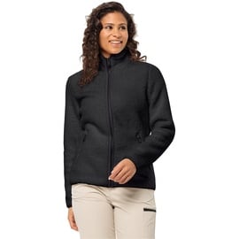 Jack Wolfskin Damen High Curl Jacke (Größe S, schwarz)