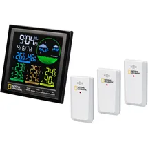 National Geographic Wetterstation mit 4 Messbereichen - schwarz