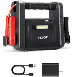 VEVOR Auto Kfz Starthilfe 4000A 88,8Wh Lithium-Booster Auto Starthilfe Powerbank