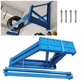 ZIMGOD Reifenregal Reifenregal zur Wandmontage, Multi-Reifenlagerregal/Garagenregalregal, Home/Garage Wand Reifenständer mit Hardware, Mehrfarbig Optional (Color : Blue)