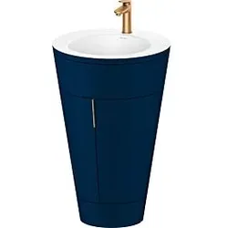 Duravit Starck 1,c-bonded Set S19512O04980000 Griff Bronze, Keramik Weiß Matt, bodenstehend, Nachtblau Seidenmatt, 864 x 560 x 605 mm