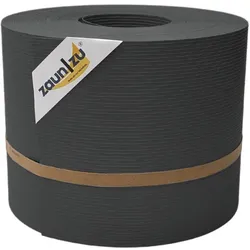 zaun|zu® Sichtschutzstreifen – RILLE, 35 m Rolle, anthrazit