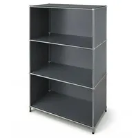 Floordirekt Bücherregal 75 x 40 x 120 cm Grau