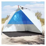 vidaXL Strandzelt Azurblau Quick Release Wasserdicht