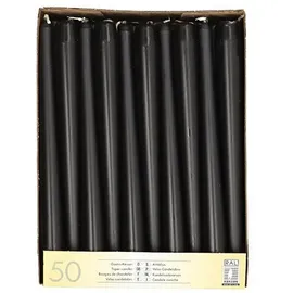 Papstar Leuchterkerzen 25 cm 50 St. dunkelgrün