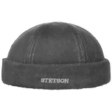 Stetson Schiebermütze (1-St) Dockermütze mit Umschlag schwarz XL (60-61 cm)
