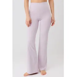 Mandala Flared Workout Pants mauve L