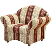 Max Winzer Sessel Corona Chenille 96 x 83 x 0 cm Rot