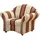 Max Winzer Sessel Corona Chenille 96 x 83 x 0 cm Rot