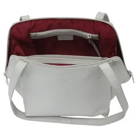 Voi Jeans Frederike Schultertasche Leder Grau/Silver