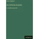 Antigonos Verlag Die Göttliche Komödie: in Großdruckschrift