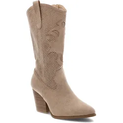 Beige Stiefel S.Barski Elegante Damenschuhe, 36