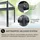 Blumfeldt Pantheon Cortina 3 x 6 m inkl. 4 Seitenteile Grau