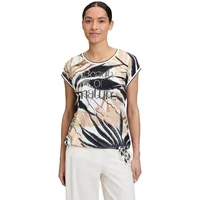 Betty Barclay Printshirt mit Tunnelzug in Schwarz/Braun | Gr.: