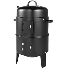 Gardebruk Holzkohlegrill Räuchergrill und Grillofen 3in1