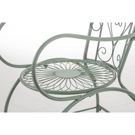 Clp 2er Set Stühle Sheela handgefertigt mit antiker Patina, Farbe:antik-grün
