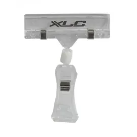 XLC Preisschildhalter mit doppelter Klemmung transparent, Logo