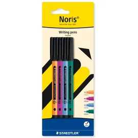 Staedtler Fineliner Noris writing pen, F, 0,6mm, 4er Set