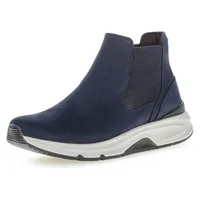 Gabor Chelseaboots, Stiefelette, Schlupfschuh, High Top-Sneaker mit Logo an der Ferse Gr. 40, dunkelblau, , 82874745-40