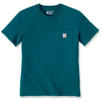 CARHARTT WORKW POCKET S/S T-SHIRT 103067 - shaded spruce S