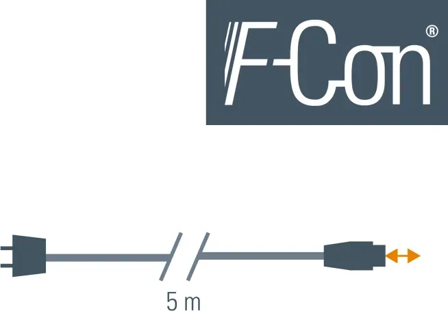 elsner Netzanschluss-Leitung 5m STAK3 für Stecksystem F-Con #60563