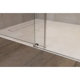 Bernstein Nischendusche Bernstein NT806 FLEX Nano Klarglas 150 cm 8 mm Sicherheitsglas