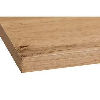 kochstation Arbeitsplatte KOCHSTATION "KS-Universal", braun (wotaneichefarben), B:80cm H:2,8cm T:60cm, Holzwerkstoff, Tischplatten, Stärke 28 mm, verschiedene Breiten und Farben