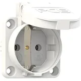 PCE Anbau-Steckdose 105-0ww IP44 Weiß