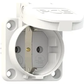 PCE Anbau-Steckdose 105-0ww IP44 Weiß