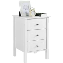 Yaheetech Nachtschrank Boxspringbett Nachttisch Nachtkommode mit Stauraum für Schlafzimmer und Badezimmer, 35 x 30 x 60 cm