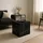 [en.casa] Ellelu Schwarz MDF 45 x 40 x 40 cm