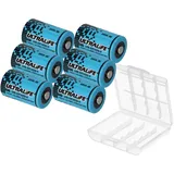 Ultralife 6x Ultralife Lithium 3,6V Batterie LS 14250 1/2 AA UHE-ER14250 Li-SOCl2 + Box