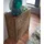 MASSIVMOEBEL24.DE Schuhschrank Sheesham 80 x 41 x 100 cm grau geölt / grau